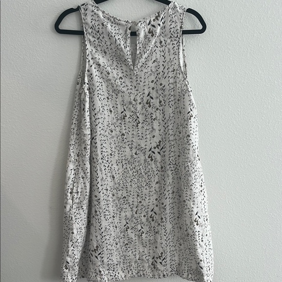 Rachel Zoe Los Angles Linen Floral Shift Dress Size M - Picture 5 of 6